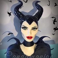 Maleficent cake topper