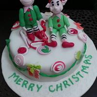 Mr. Elves Christmas cake
