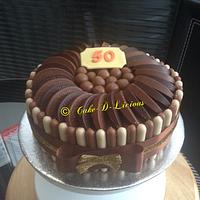 Chocolate finger cake