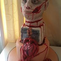 Walking Dead inspired cake