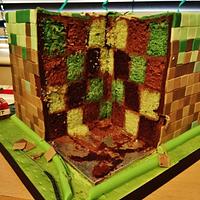 The Minecraft Cake - Grass Block
