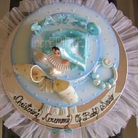 Baby Savio-Baptism cake