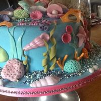 Little mermaid cake