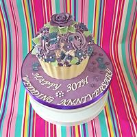 Anniversary Giant Cupcake