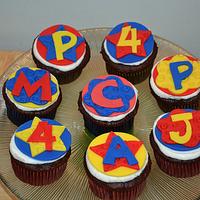 primary color cupcakes 