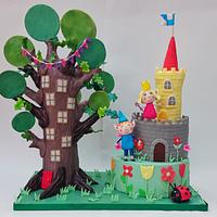 Ben and holly's little kingdom elf tree and castle 