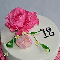 Cake for 18th birthday