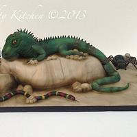 Reptile Party Cake