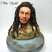 Bob Marley  fondant figure