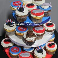 Top Gun themed cupcakes