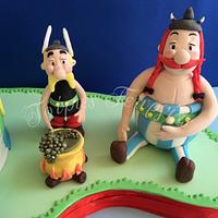 Asterix Obelix cake