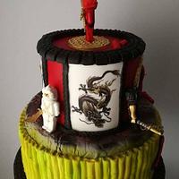 Ninjago lego birthday cake