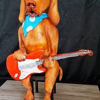 Dog with Guitar