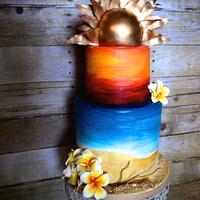 Summer time Beach Cake