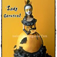 Cake "Carnival in Venice"
