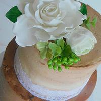 Wedding cake for a chocoholic couple 