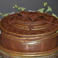 antique box Cake