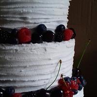 Fruit and white wedding