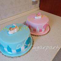 cousins birth cakes