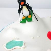 Snowman 3D Cake