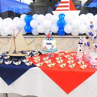 Sailor party - torta e cupcakes tema marinaresco