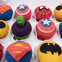 Superhero Cupcakes