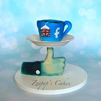 A facebook like for a British cuppa SSS collaboratio.