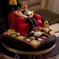 Wallace and Gromit Cake