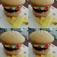 Mini-Hamburger Cupcake