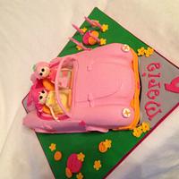 Lalaloopsy car cake