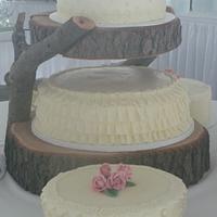 Outdoor Wedding Cake