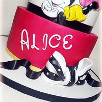 Minnie Mouse Fuchsia Cake
