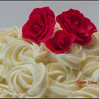 Roses cake