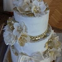 Wedding in white and gold