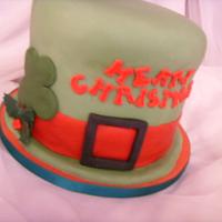 Irish Hat Christmas Cake