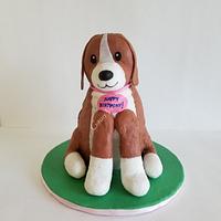 3D Puppy Cake