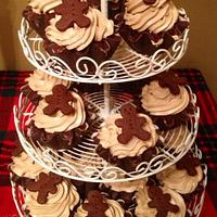 Chocolate Gingerbread cupcakes