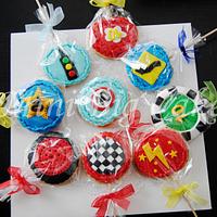 Cars Cupcakes and cookies 
