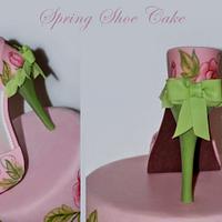 Spring Shoe Cake