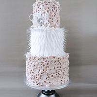 Flower couture cake