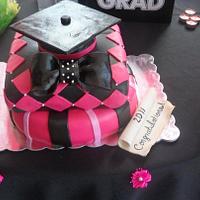 Girl's Graduation Cake 