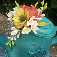Watering can cake