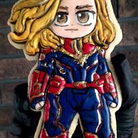 Captain Marvel Cookie