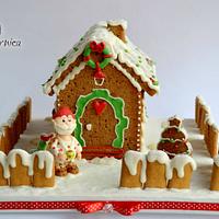My first gingerbread house :)