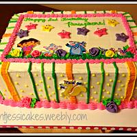 Dora the Explorer sheet cake