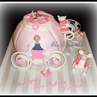Cinderella Carriage/Coach Cake