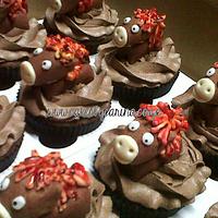 Horse cupcakes
