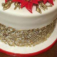 Joyful Christmas cake 
