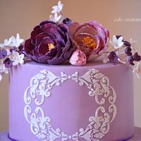 PURPLE BLISS- Wedding Cake.