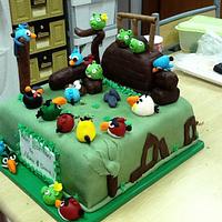 Angry Bird Birthday cake